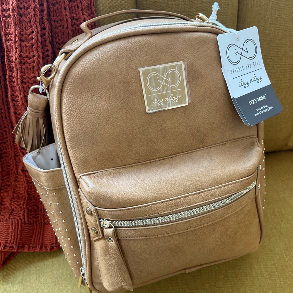 NWT Chelsea + Cole for Itzy Ritzy Mini Diaper Bag Backpack